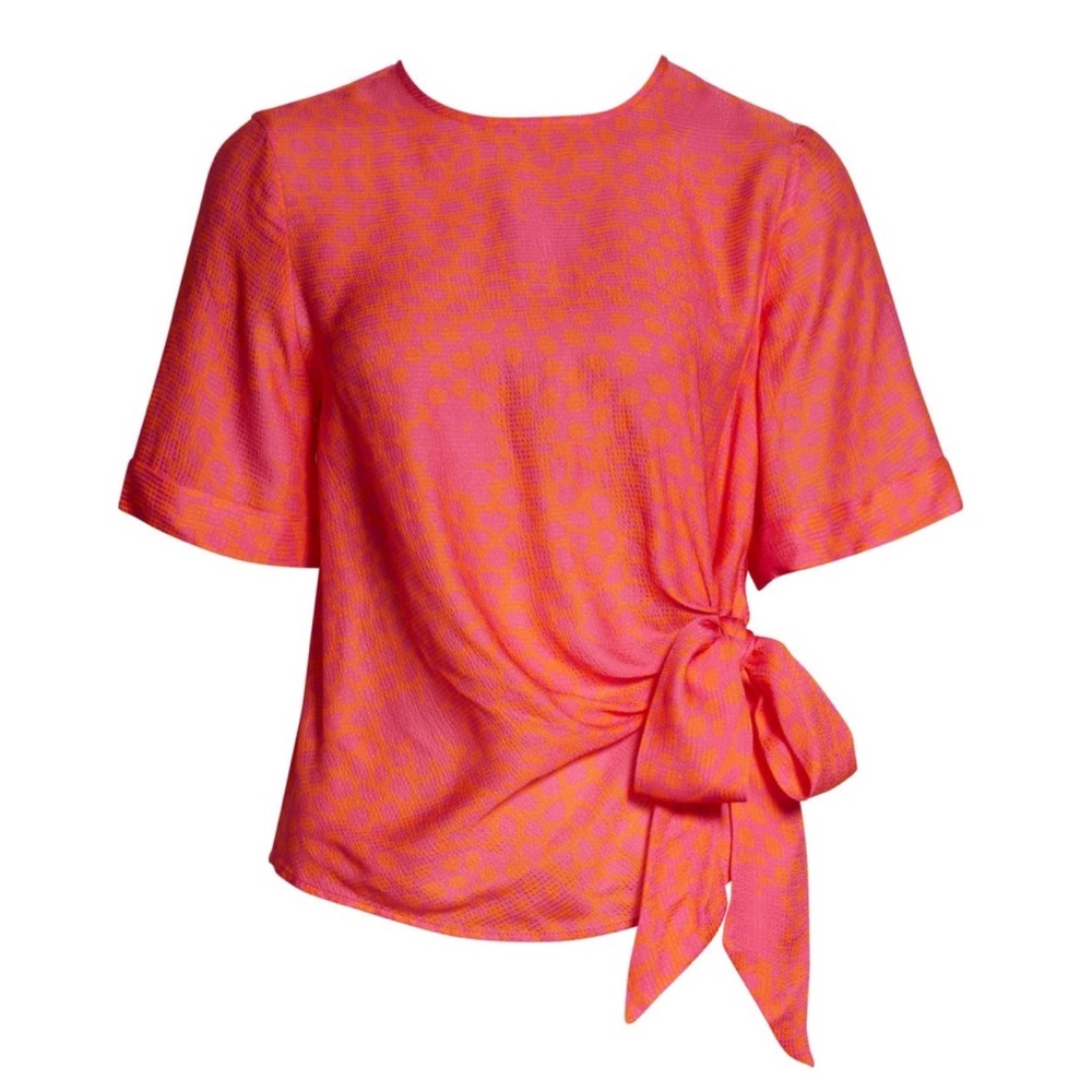 Ted Baker Merrick Integral Tie Front Top NWT Size 6 (XXL)